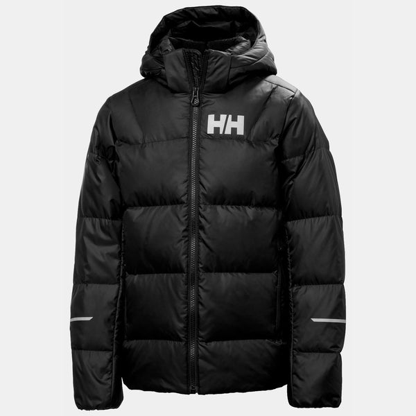 JR ISFJORD DOWN JACKET 20, BLACK, 140/10