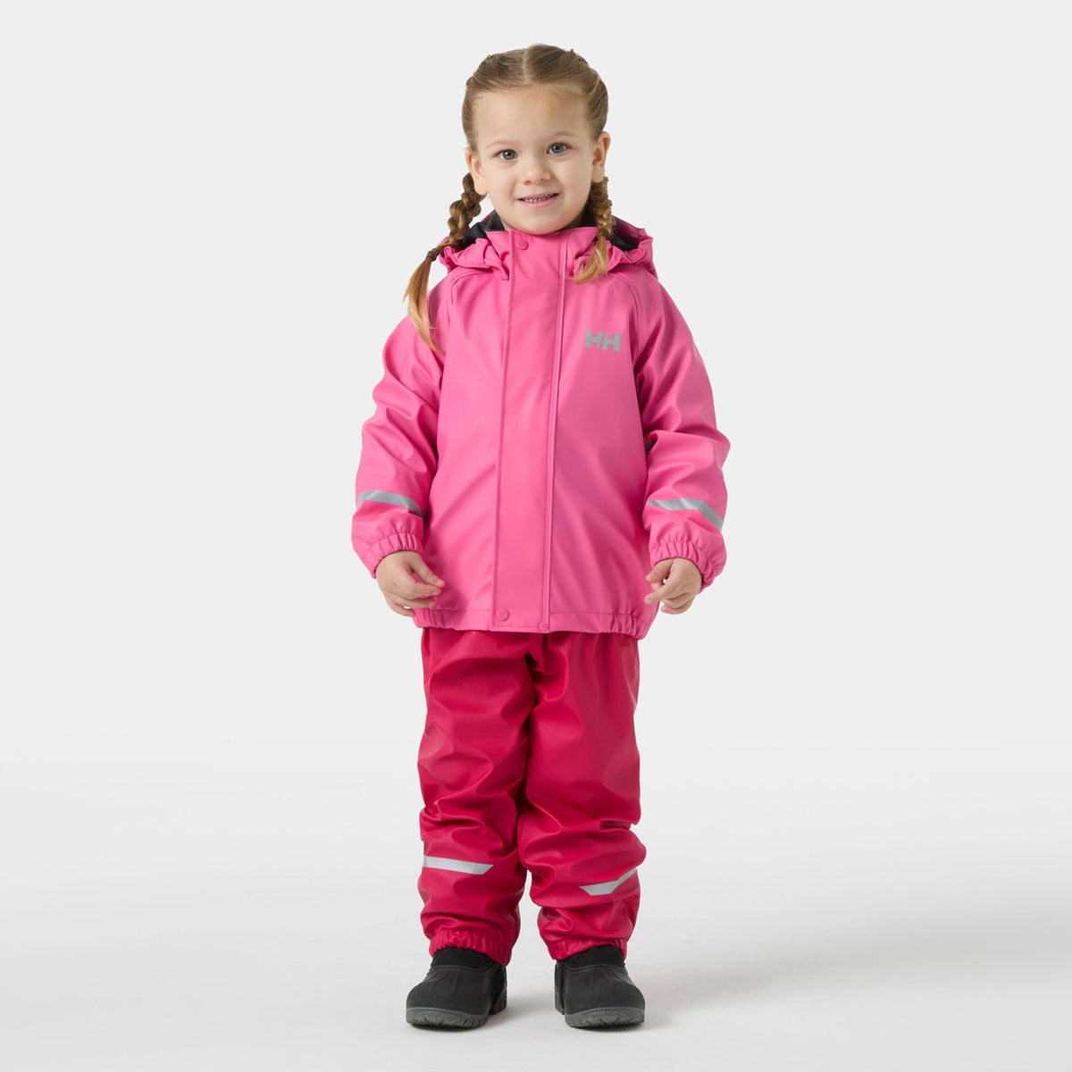 K BERGEN FLEECE PU RAINSET 20, CRANBERRY, 86/1