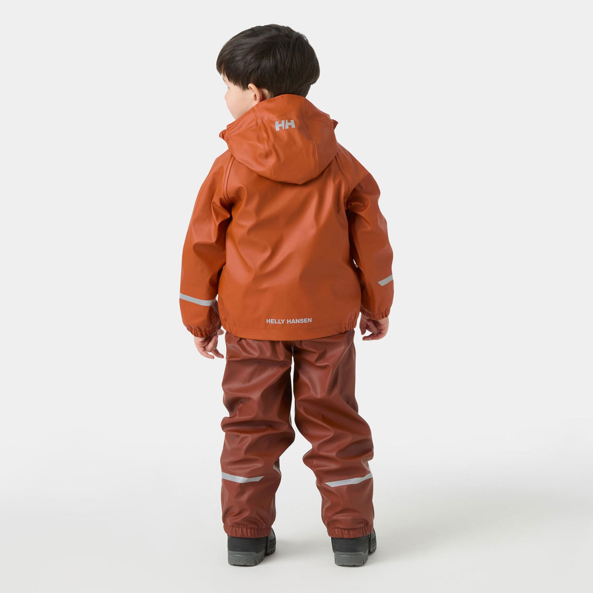 K BERGEN FLEECE PU RAINSET 20, IRON OXIDE, 86/1