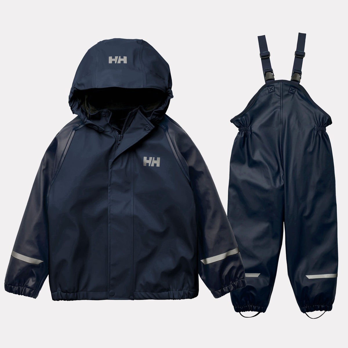 K BERGEN FLEECE PU RAINSET 20, NAVY, 86/1