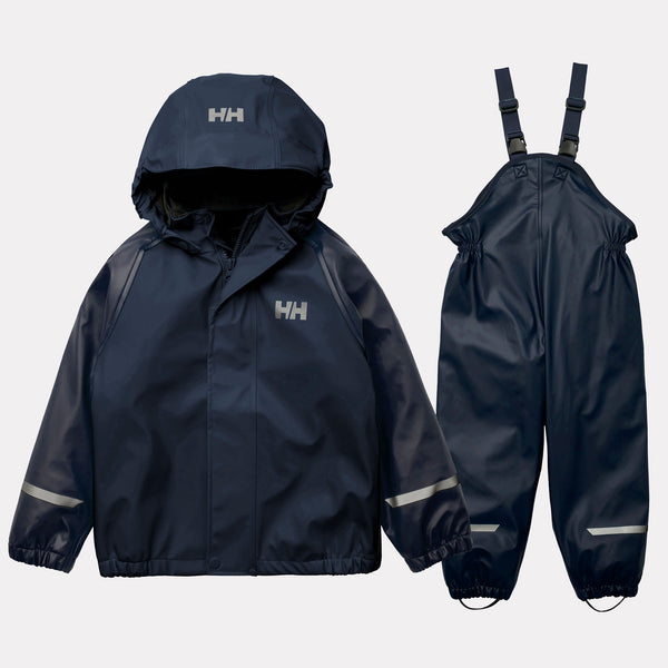 K BERGEN FLEECE PU RAINSET 20, NAVY, 86/1