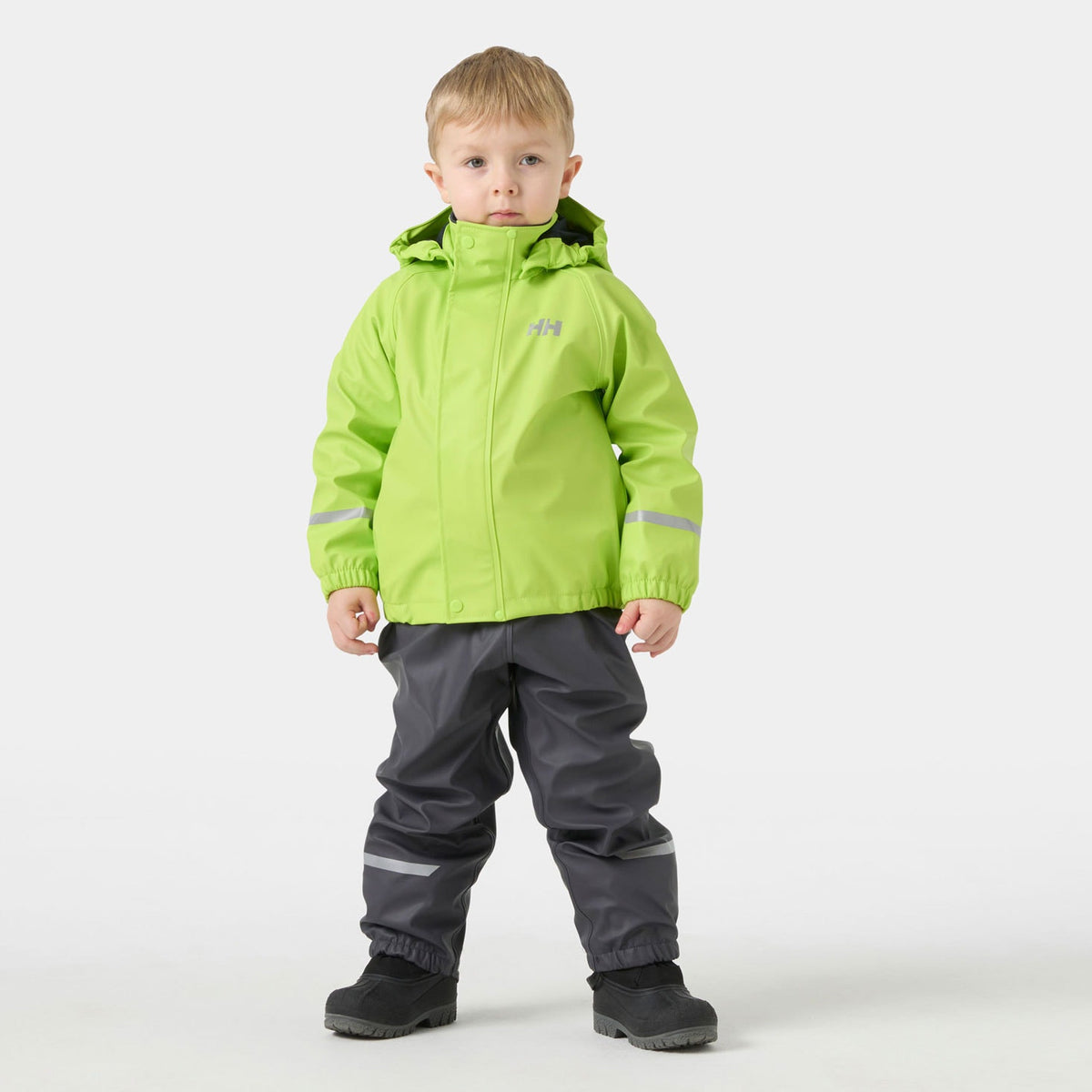 K BERGEN FLEECE PU RAINSET 20, THUNDER GRE, 86/1