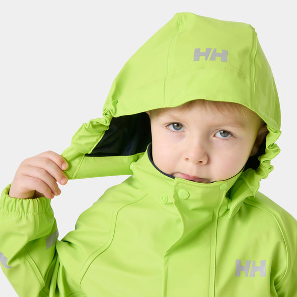 K BERGEN FLEECE PU RAINSET 20, THUNDER GRE, 86/1