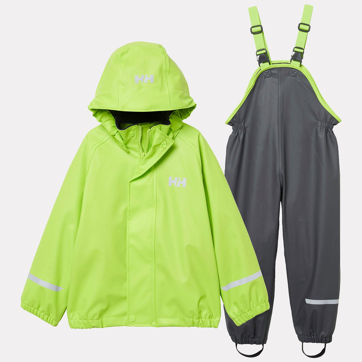 K BERGEN FLEECE PU RAINSET 20, THUNDER GRE, 86/1
