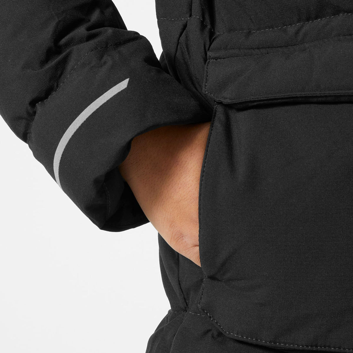 JR NORD PUFFY PARKA, BLACK, 140/10