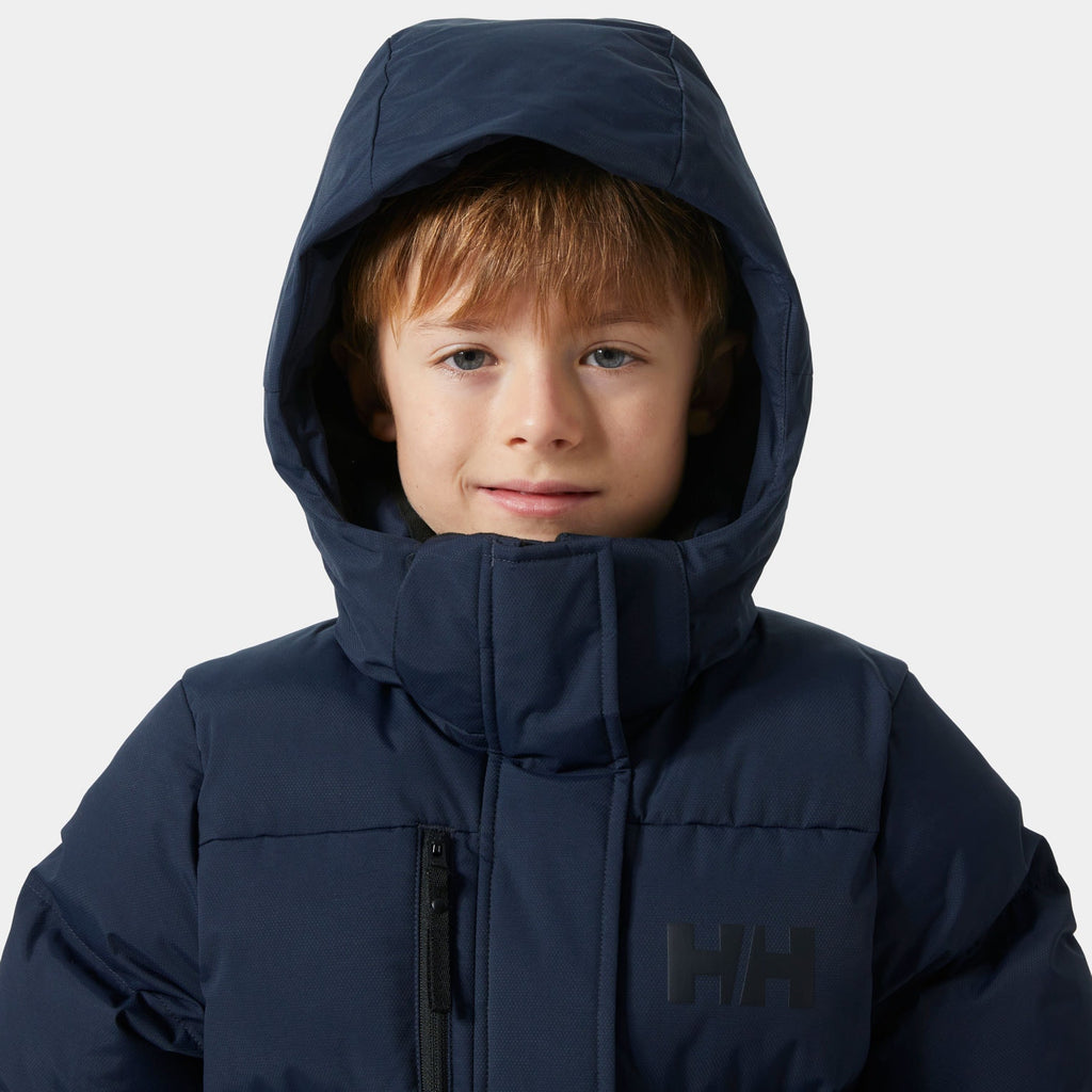 JR GIRL ADORE PUFFY PARKA, NAVY, 152/12