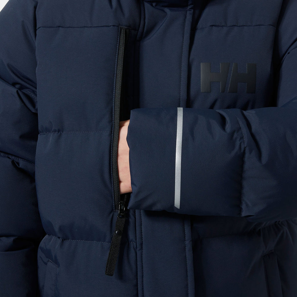 JR GIRL ADORE PUFFY PARKA, NAVY, 152/12
