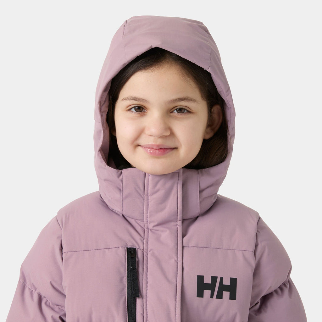 JR GIRL ADORE PUFFY PARKA, PURPLE CLAY, 140/10