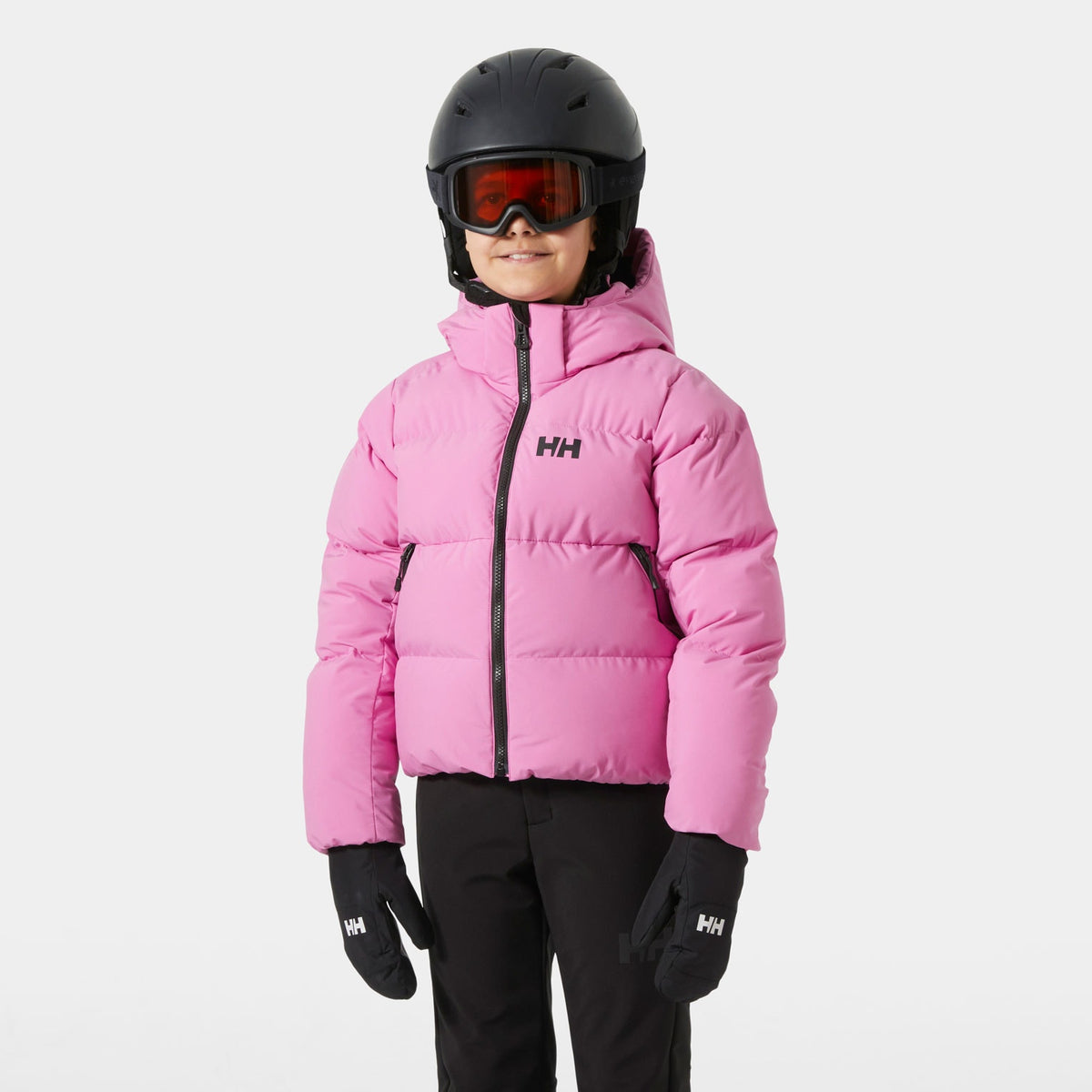 JR GIRL NORA  PUFFY JACKET, META PINK, 158/13 Main image