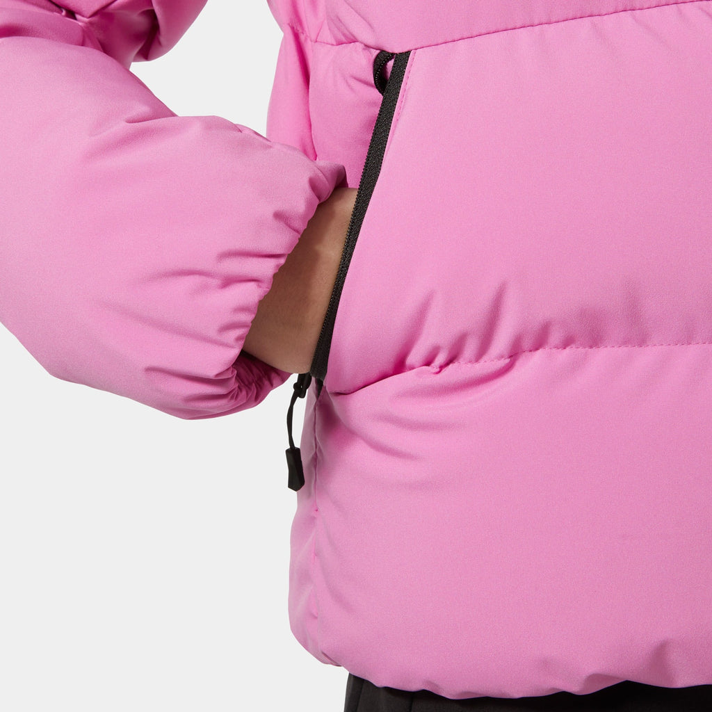JR GIRL NORA  PUFFY JACKET, META PINK, 158/13