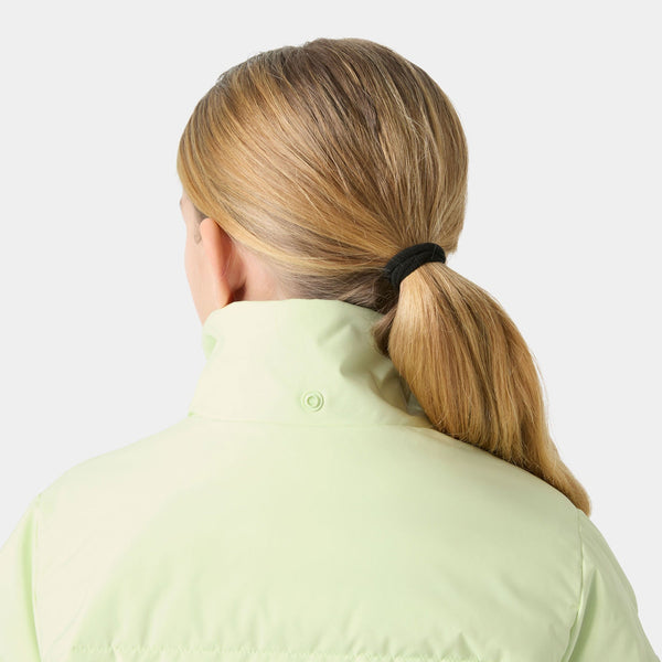 JR GIRL NORA  PUFFY JACKET, WASHED LIME, 140/10