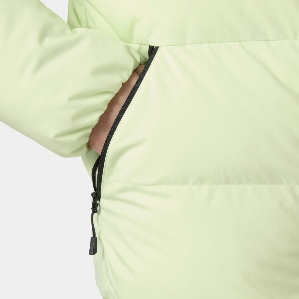 JR GIRL NORA  PUFFY JACKET, WASHED LIME, 140/10