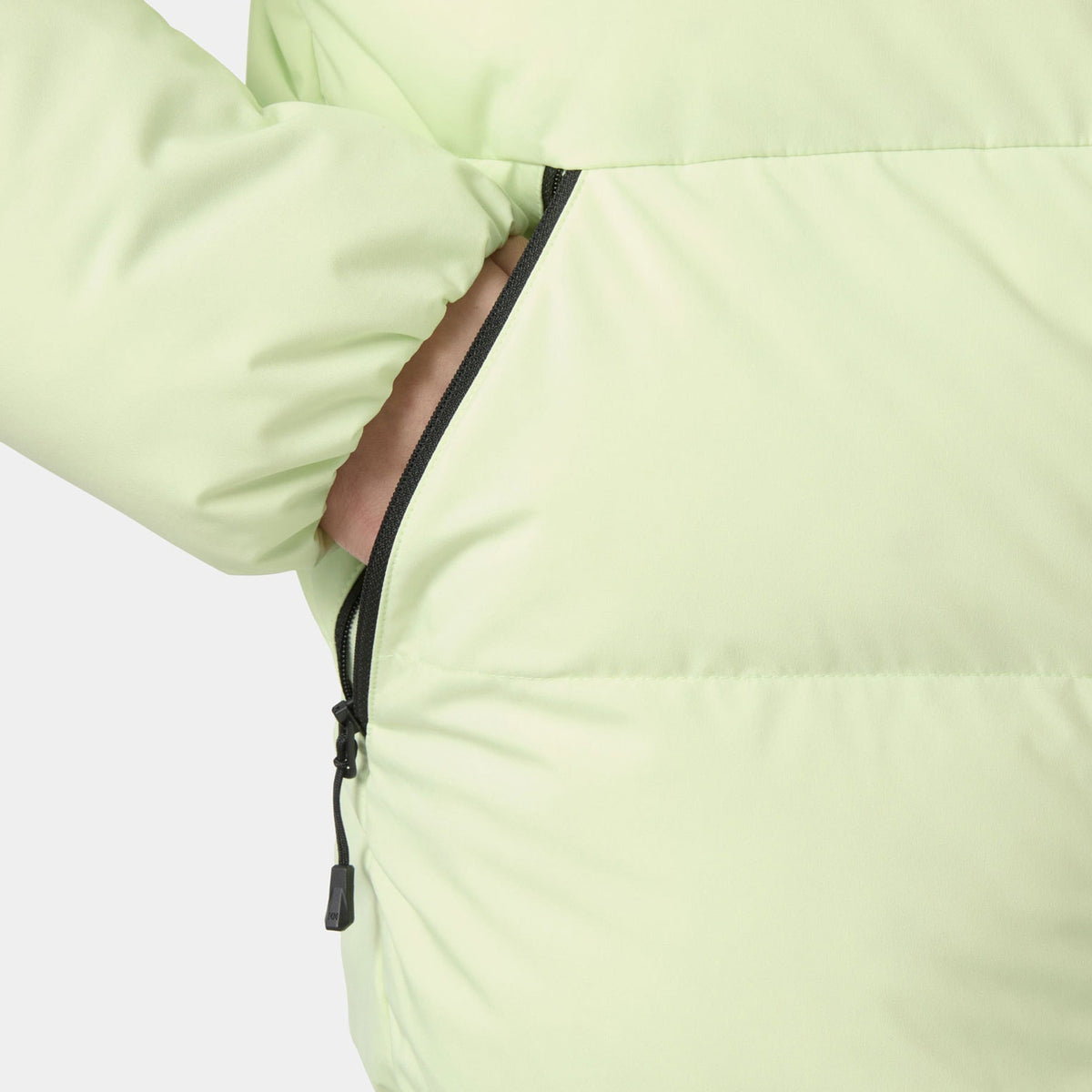 JR GIRL NORA  PUFFY JACKET, WASHED LIME, 140/10