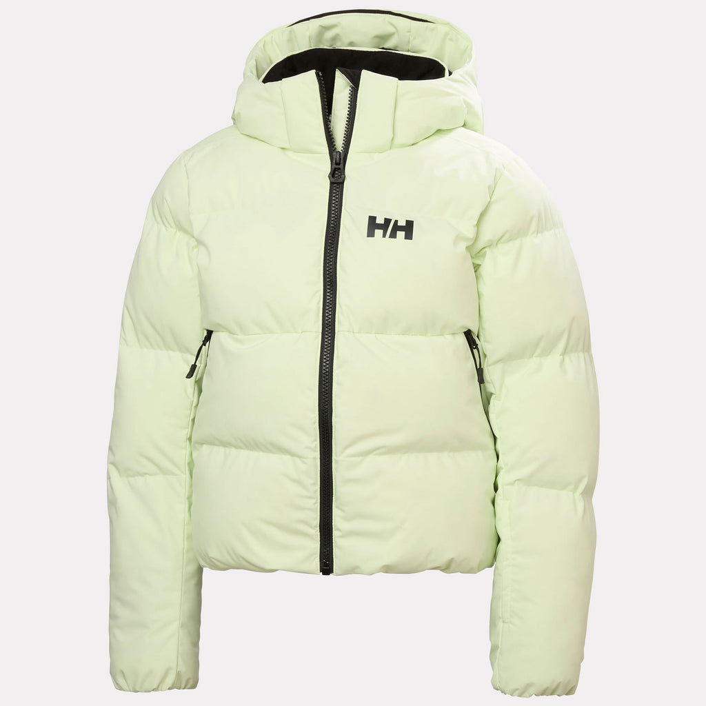JR GIRL NORA  PUFFY JACKET, WASHED LIME, 140/10