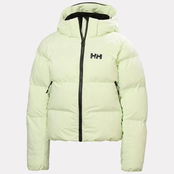 JR GIRL NORA  PUFFY JACKET, WASHED LIME, 140/10
