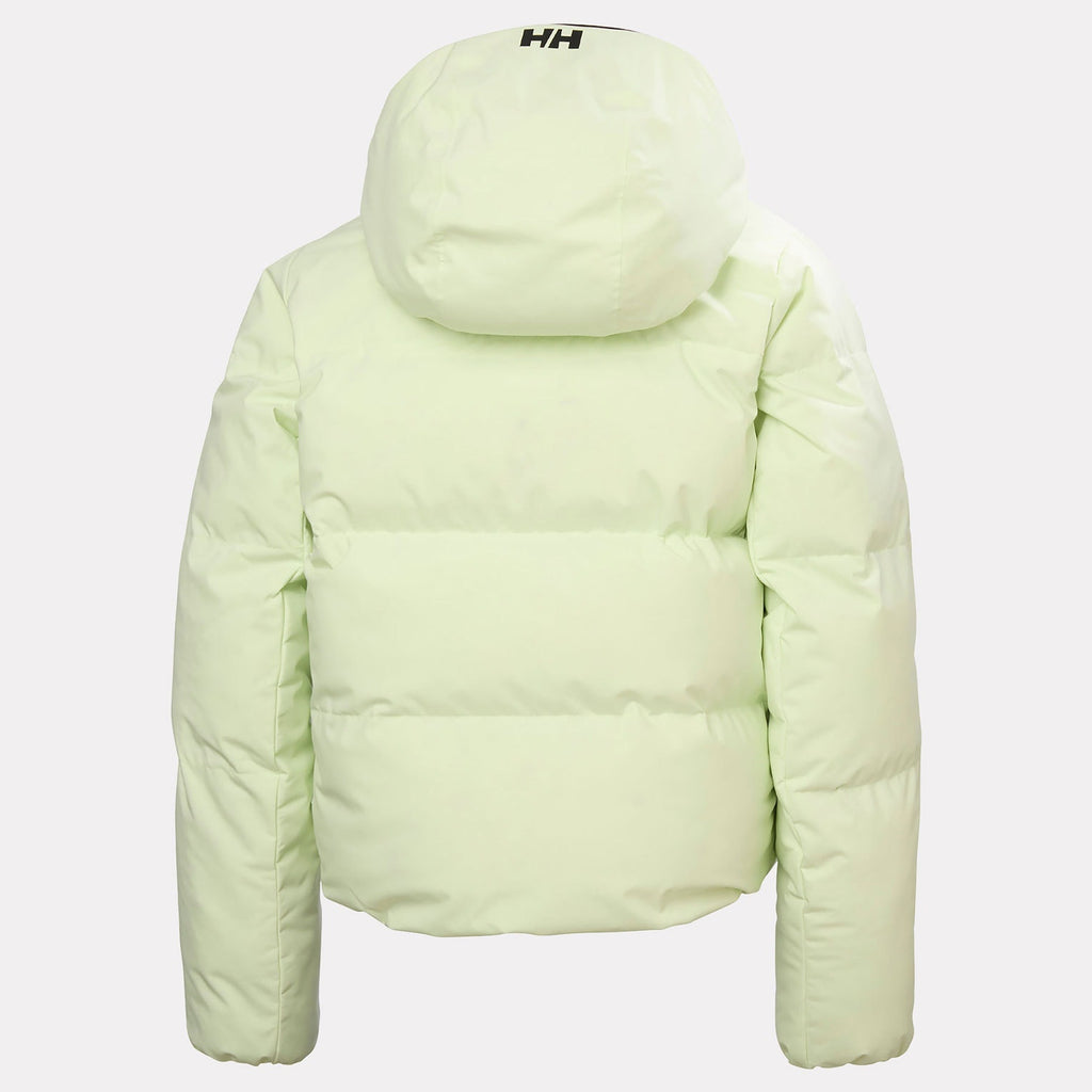 JR GIRL NORA  PUFFY JACKET, WASHED LIME, 140/10