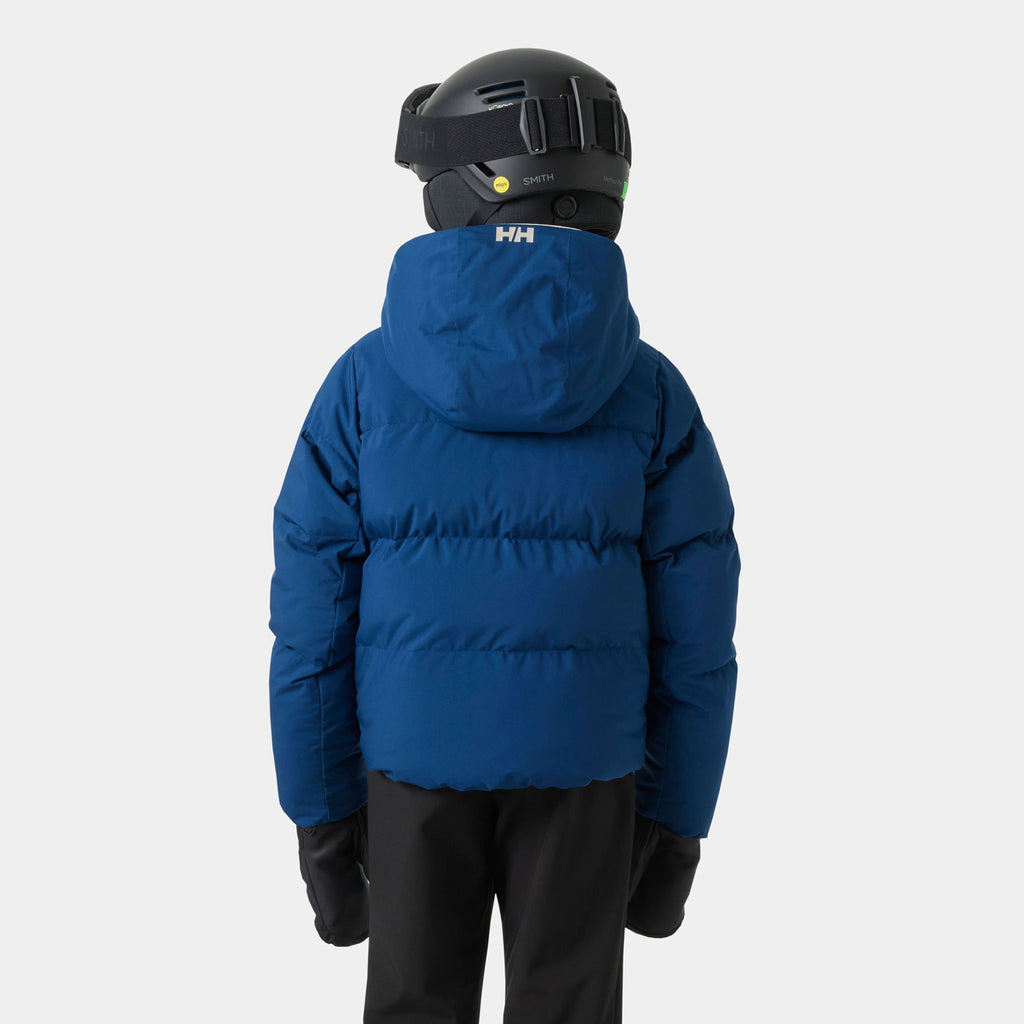 JR GIRL NORA  PUFFY JACKET, DARK BLUE, 140/10