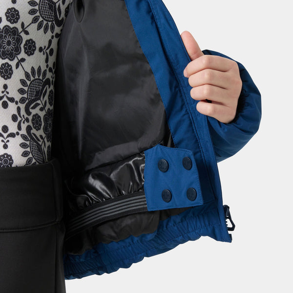 JR GIRL NORA  PUFFY JACKET, DARK BLUE, 140/10