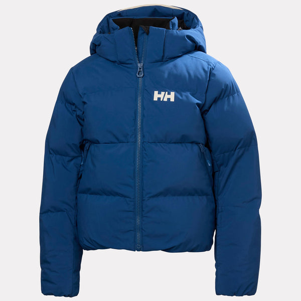 JR GIRL NORA  PUFFY JACKET, DARK BLUE, 140/10