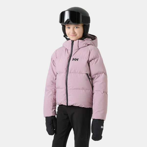 JR GIRL NORA  PUFFY JACKET, PURPLE CLAY, 140/10