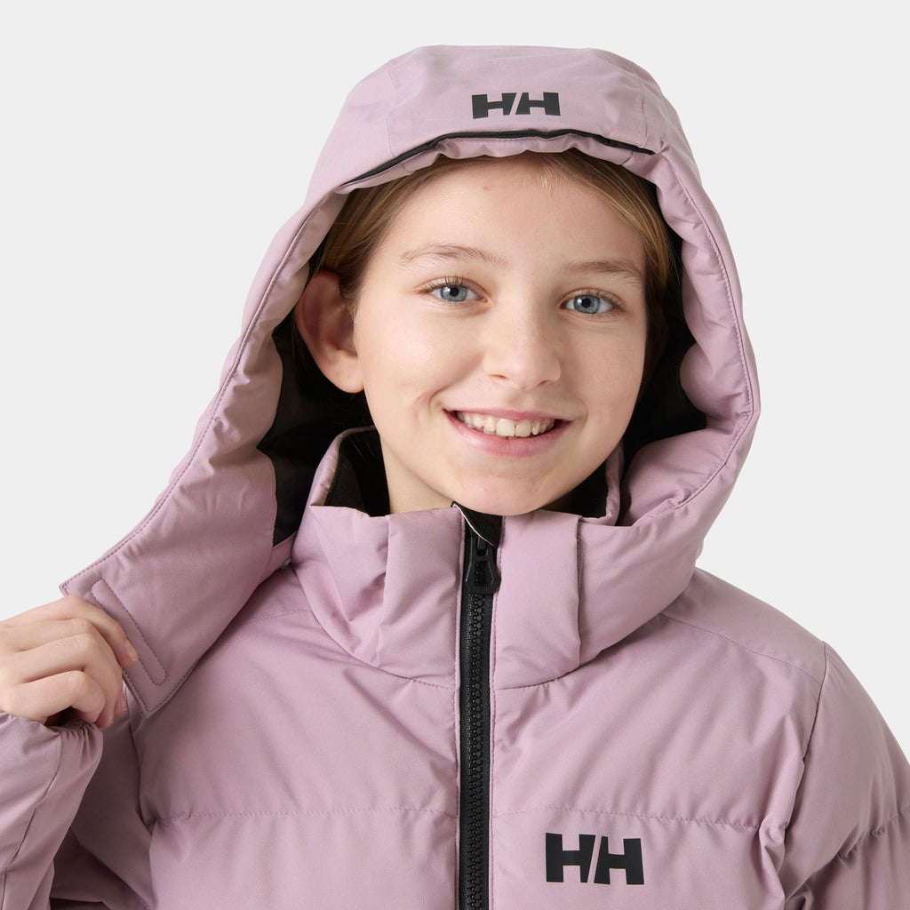 JR GIRL NORA  PUFFY JACKET, PURPLE CLAY, 140/10
