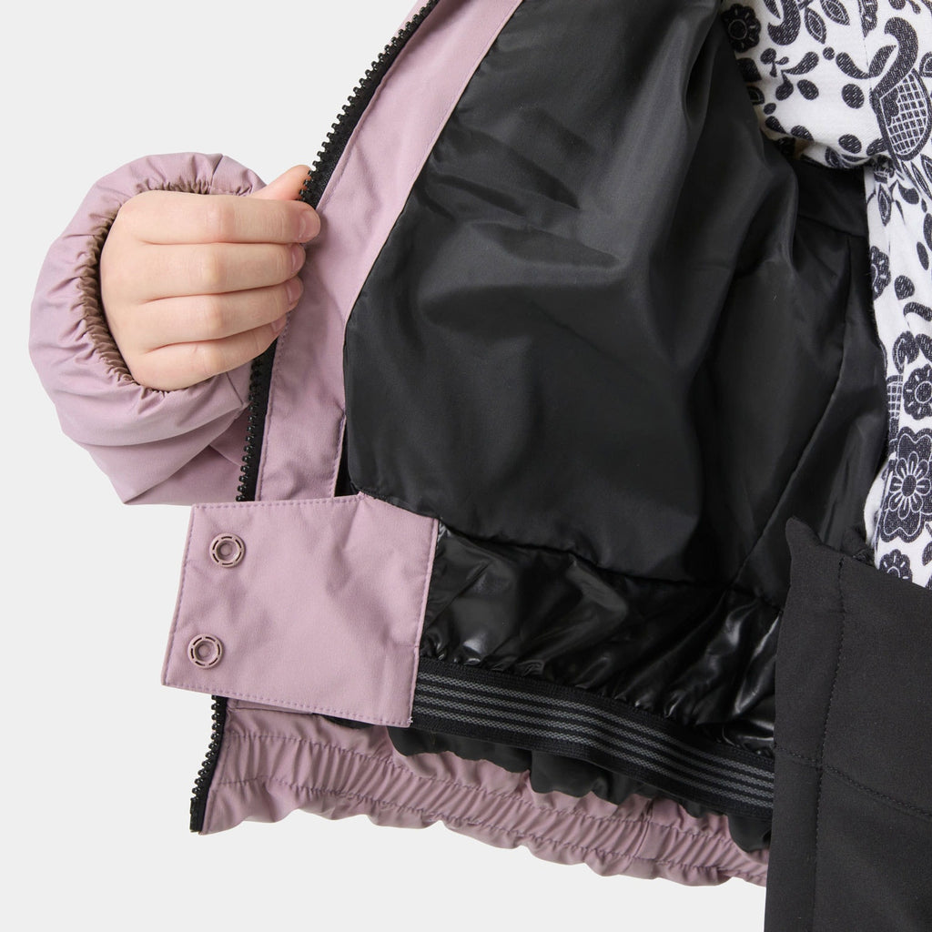 JR GIRL NORA  PUFFY JACKET, PURPLE CLAY, 140/10
