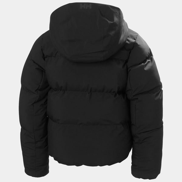 JR GIRL NORA  PUFFY JACKET, BLACK, 140/10