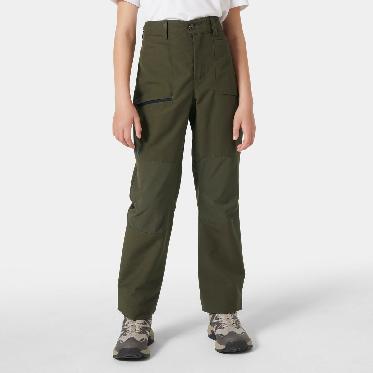 JR VIDDA PANT, UTILITY GRE, 140/10