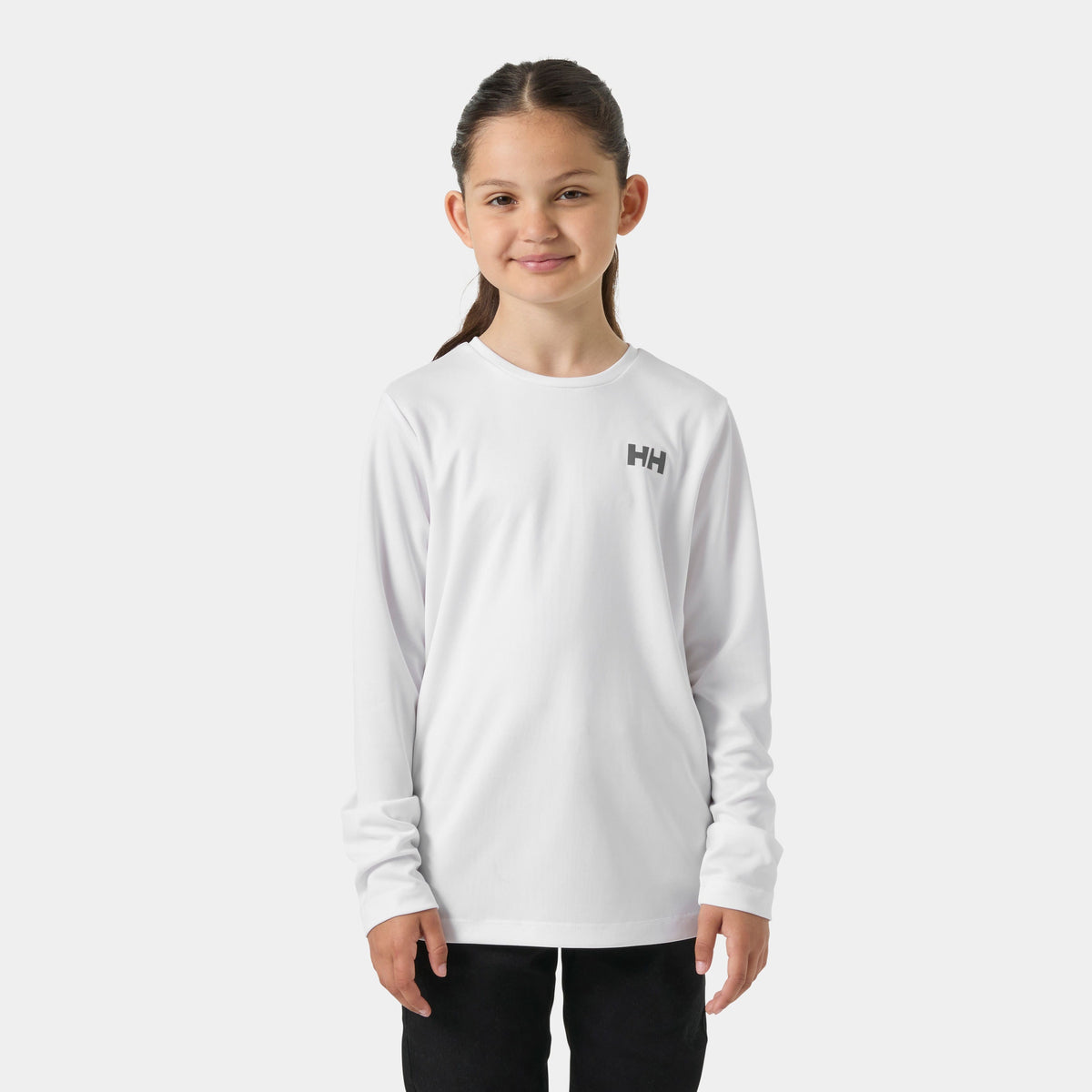 JR HH TECH LS CREW, WHITE, 140/10