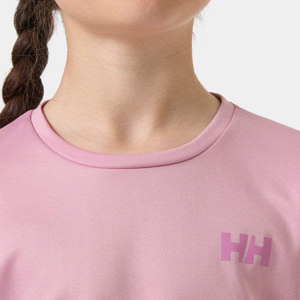 JR HH TECH LS CREW, PINK LAVEND, 140/10