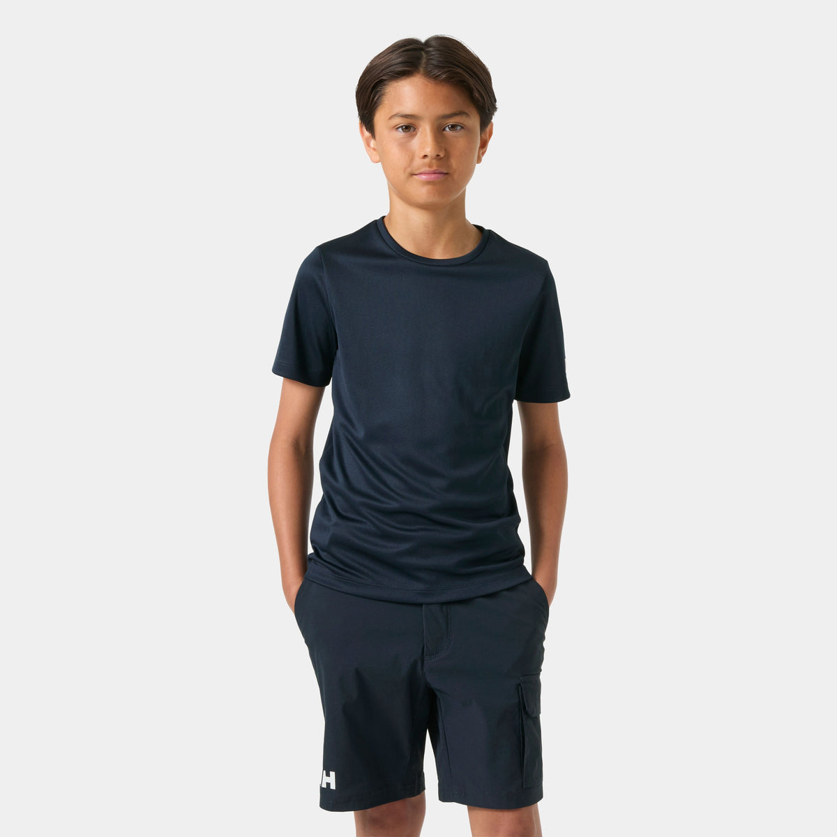 JR HH TECH TSHIRT, NAVY, 140/10