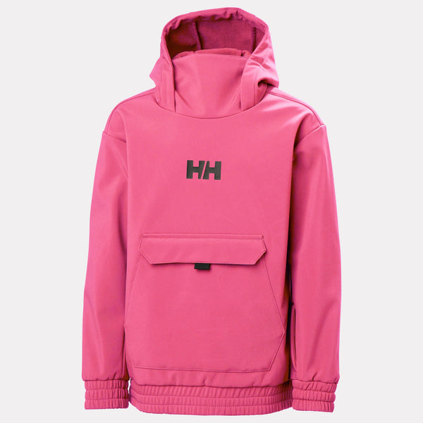 JR POWDER SOFTSHELL HOODIE, HOT PINK, 140/10