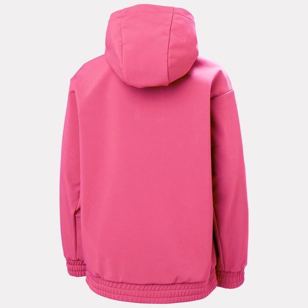 JR POWDER SOFTSHELL HOODIE, HOT PINK, 140/10