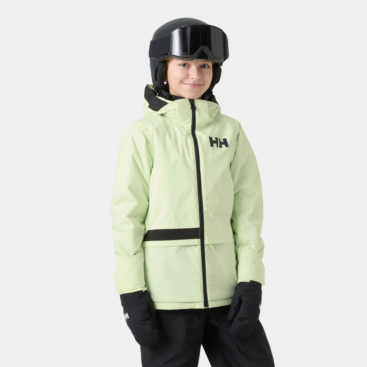 JR GIRL STELLAR JACKET 20, WASHED LIME, 140/10