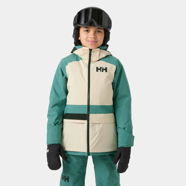 JR GIRL STELLAR JACKET 20, OPAL GREEN, 140/10