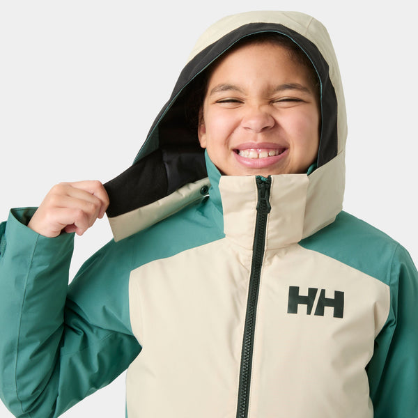 JR GIRL STELLAR JACKET 20, OPAL GREEN, 140/10