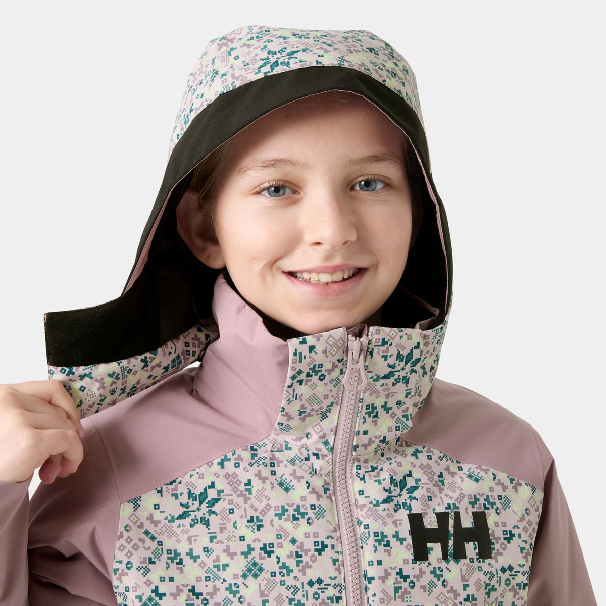 JR GIRL STELLAR JACKET 20, PURPLE CLAY, 140/10