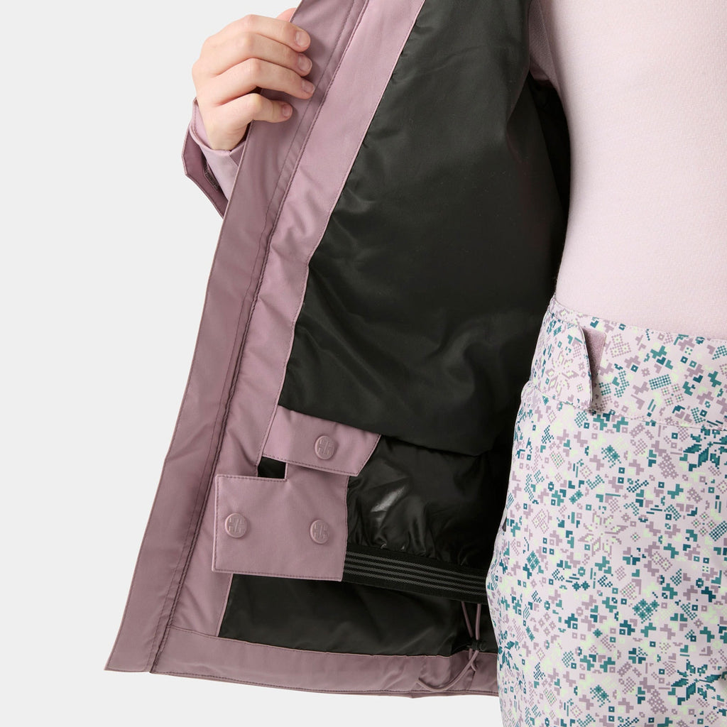 JR GIRL STELLAR JACKET 20, PURPLE CLAY, 140/10