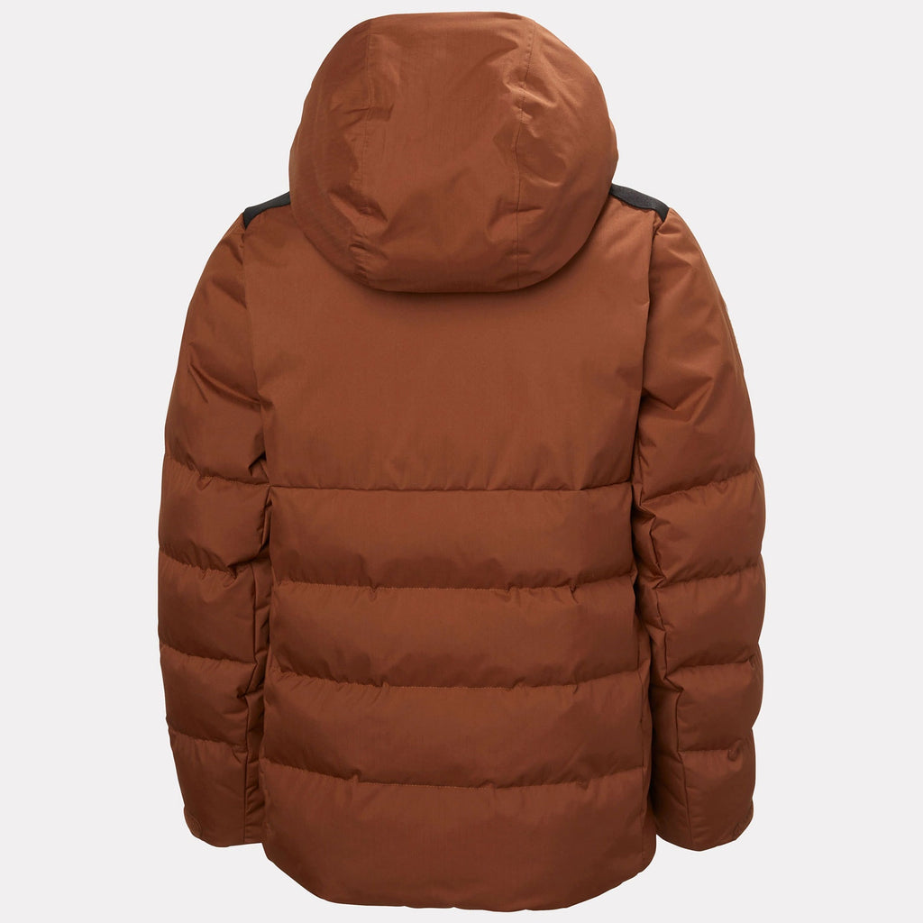 JR KVITFJELL RACE PUFFY JACKET, IRON OXIDE, 140/10