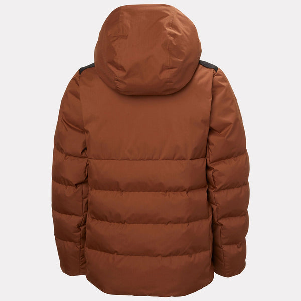 JR KVITFJELL RACE PUFFY JACKET, IRON OXIDE, 140/10