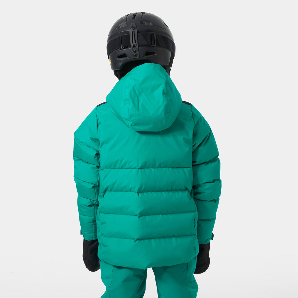 JR KVITFJELL RACE PUFFY JACKET, SIGNAL GREE, 152/12
