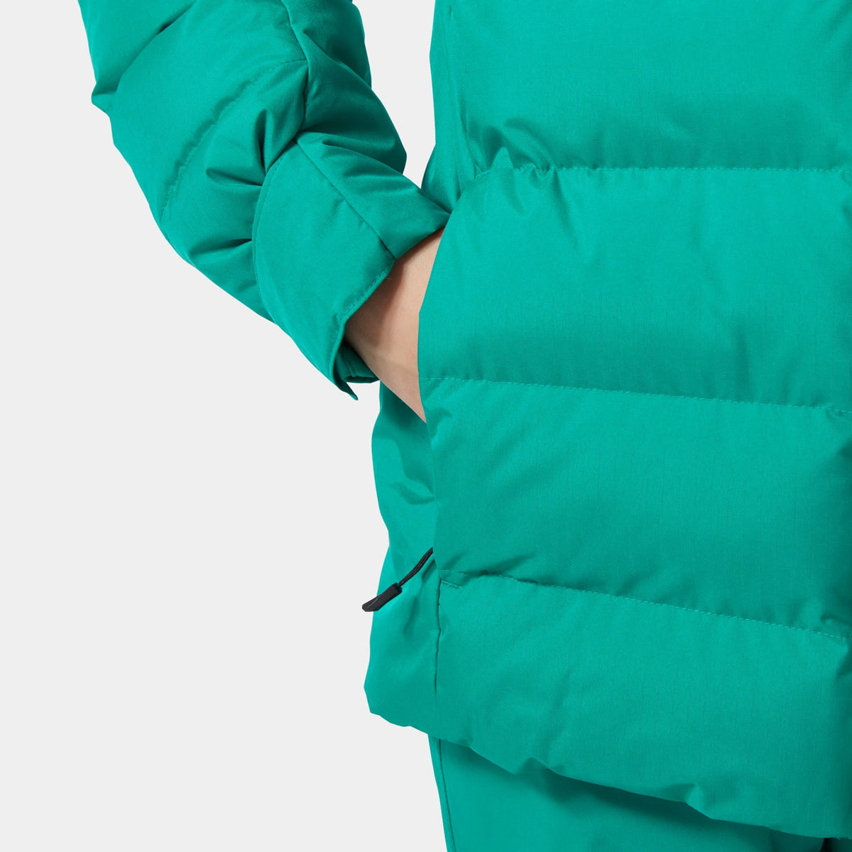 JR KVITFJELL RACE PUFFY JACKET, SIGNAL GREE, 152/12