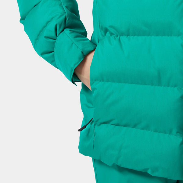 JR KVITFJELL RACE PUFFY JACKET, SIGNAL GREE, 152/12