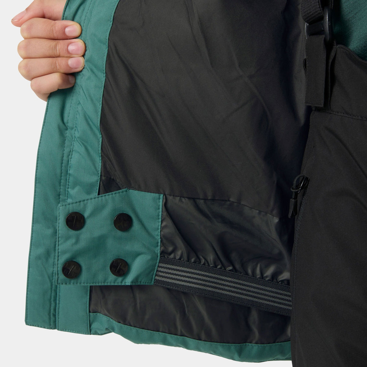 JR KVITFJELL RACE PUFFY JACKET, OPAL GREEN, 140/10