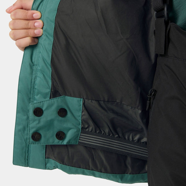 JR KVITFJELL RACE PUFFY JACKET, OPAL GREEN, 140/10