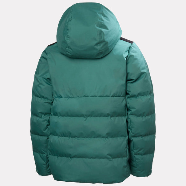 JR KVITFJELL RACE PUFFY JACKET, OPAL GREEN, 140/10