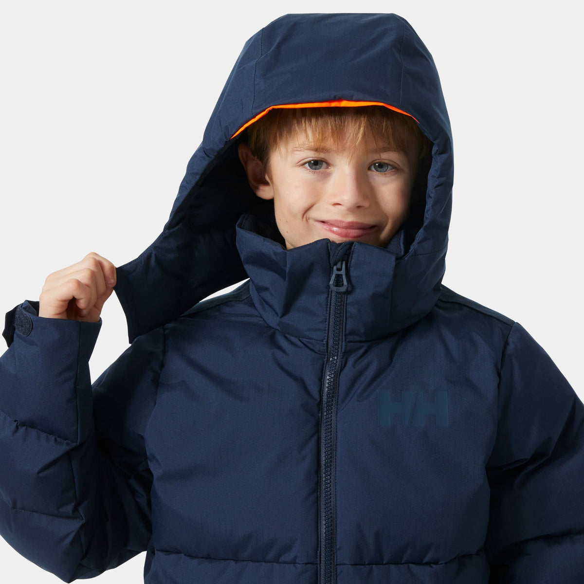 JR KVITFJELL RACE PUFFY JACKET, NAVY, 152/12