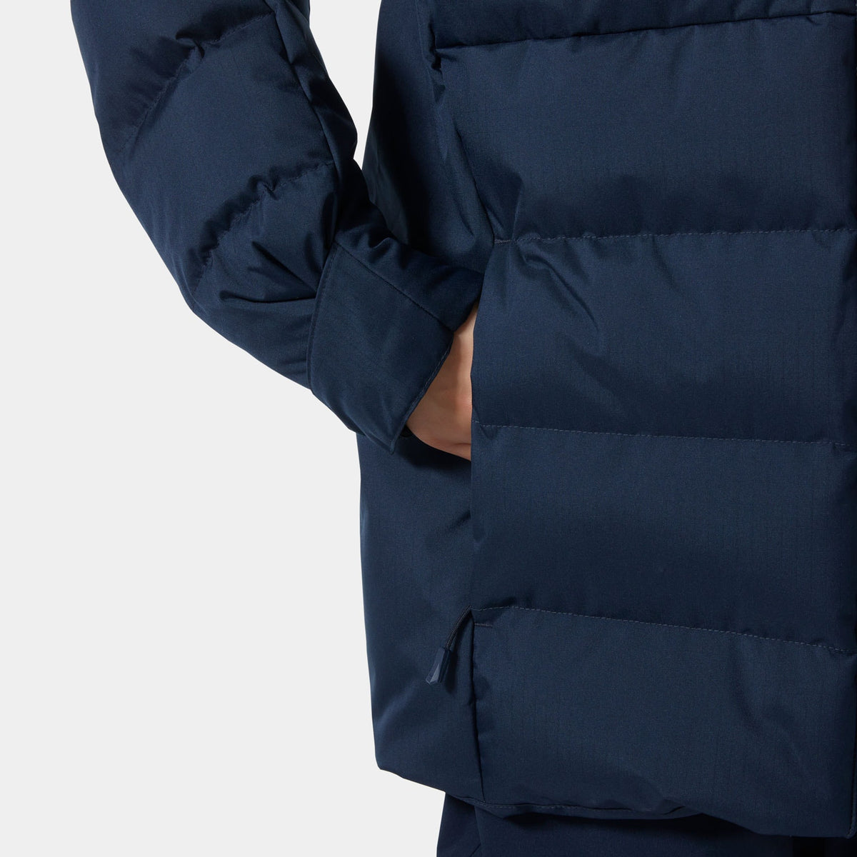 JR KVITFJELL RACE PUFFY JACKET, NAVY, 152/12