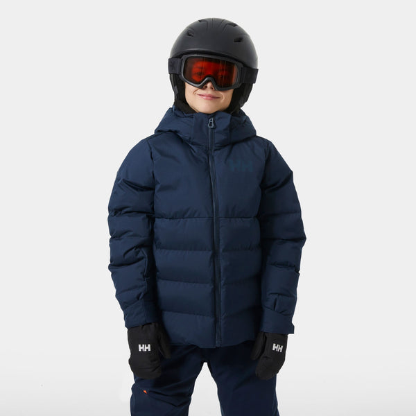 JR KVITFJELL RACE PUFFY JACKET, NAVY, 140/10
