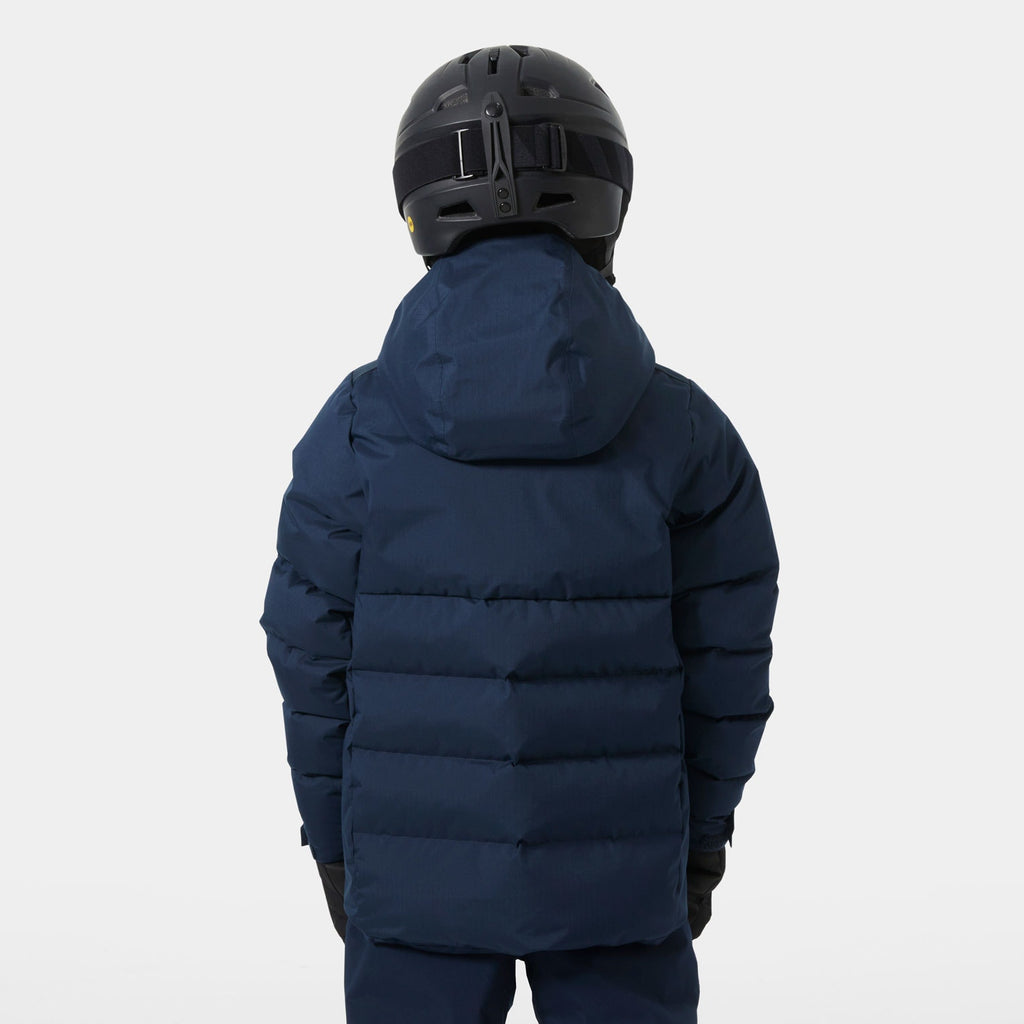 JR KVITFJELL RACE PUFFY JACKET, NAVY, 140/10